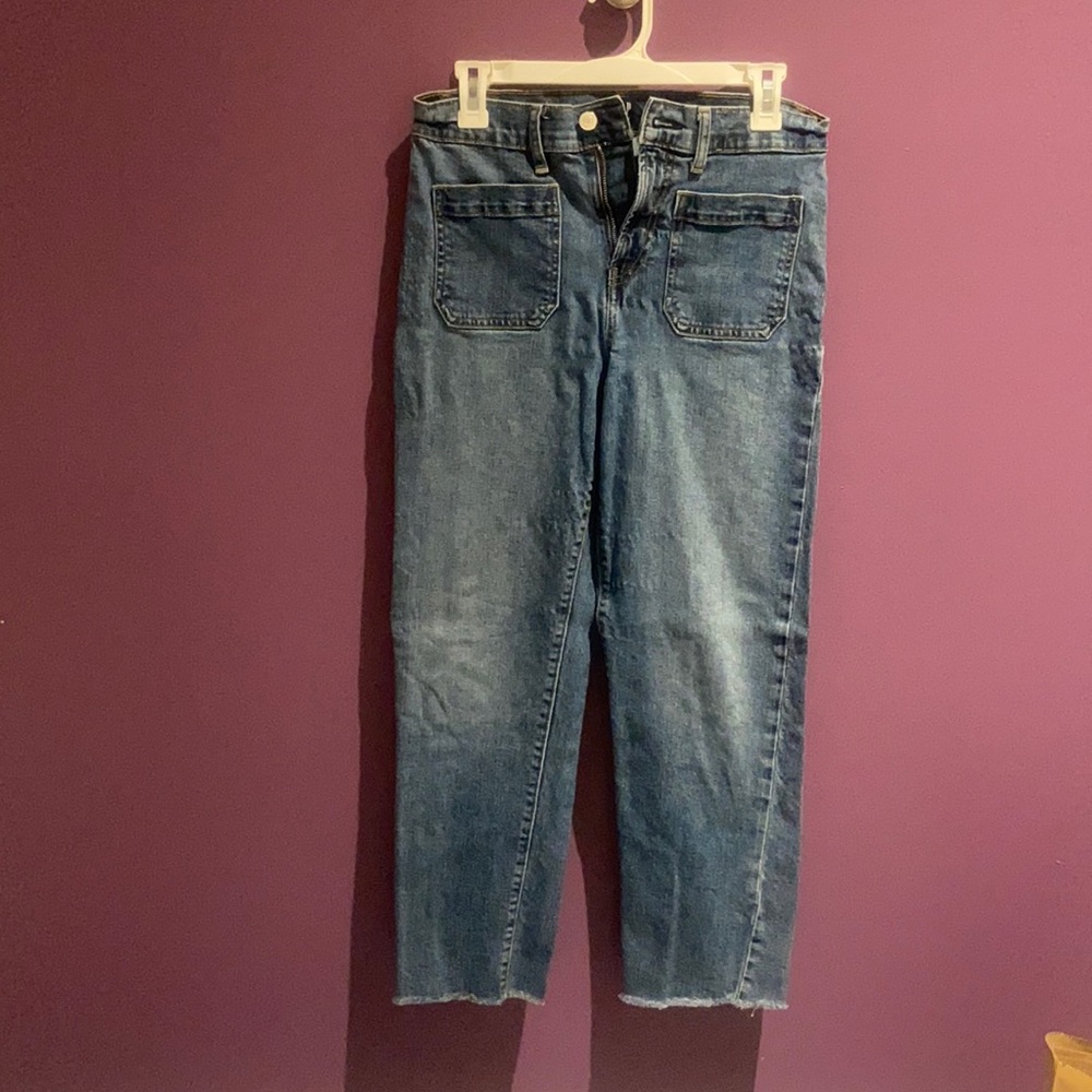 GAP Cheeky Straight Mid-Rise Jeans
